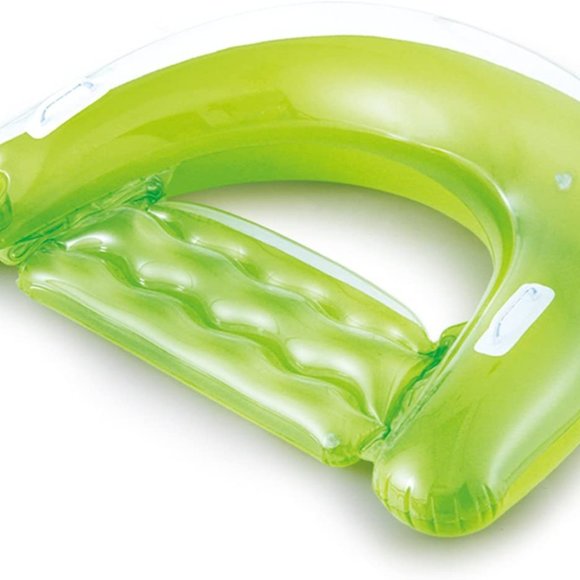 Summer Waves 54"x35" Chill-Out Chair, 2 PACK - Green and Blue - Picture 1 of 3